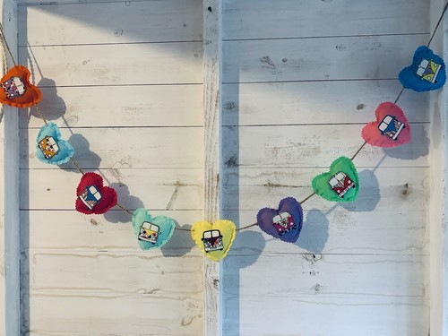 Camper van bunting vintage - bunting,