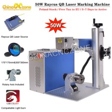 50W Raycus QB Fiber Laser Marking Machine Laser Engraving For Metal Gold Silver