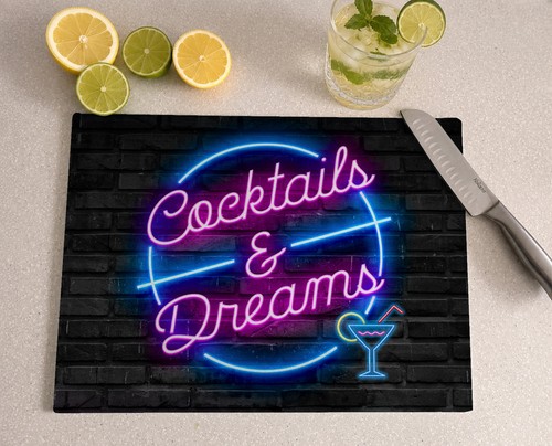 Cocktails dreams bar glass - &,