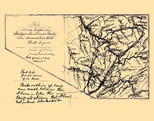 Mine Map - Lower Measures Coal Fields West Virginia - Anon 1880 - 23 x 29