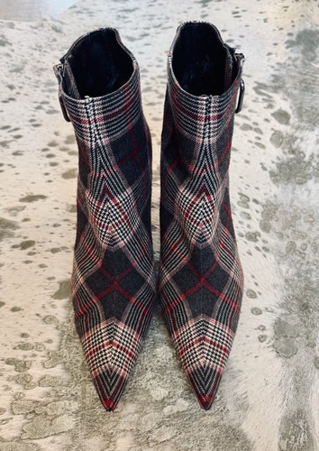 Zara grey multi tartan check - grey,