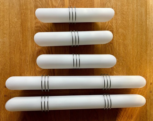Art deco style wall lights - 5x,