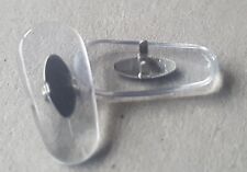 1 Pair x RAY BAN compatible nose pads eyeglasses sunglasses glasses - CLEAR