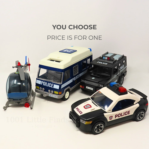 Playmobil police car van suv - car,