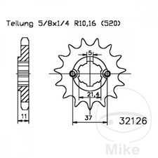 2016 Aeon Cobra 400 SM Supermoto 2WD 16 Tooth Sprocket