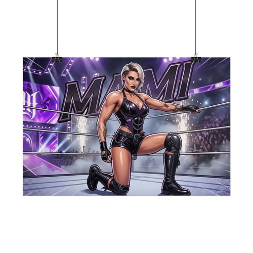 Rhea ripley wwe poster - ripley,