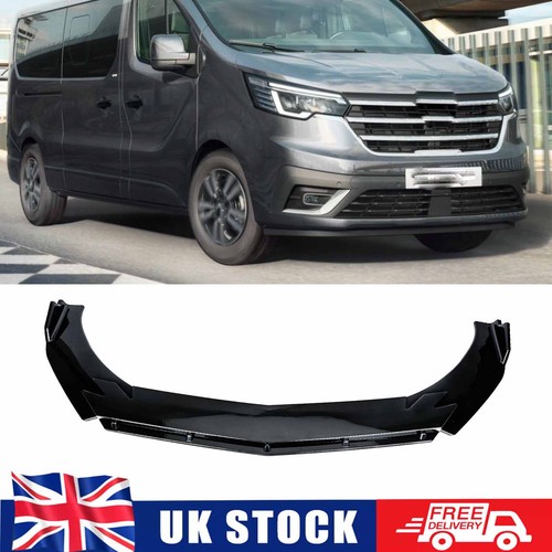 Front bumper lip gloss black - bumper,