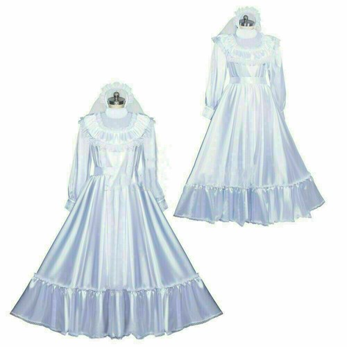 New sissy maid satin wedding - sissy,