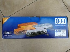 Ecco/Vision Alert 5580A-VA1, Amber lens, LED minibar, 1 bolt mount, 12-24vDC