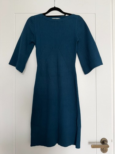 Bennett teal ribbed - teal, knit