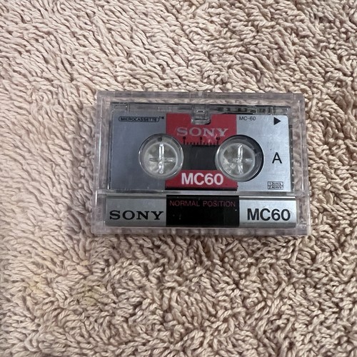 Sony mc60 microcassette - sony,