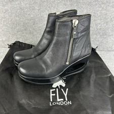 FLY London Leather Ankle Boots