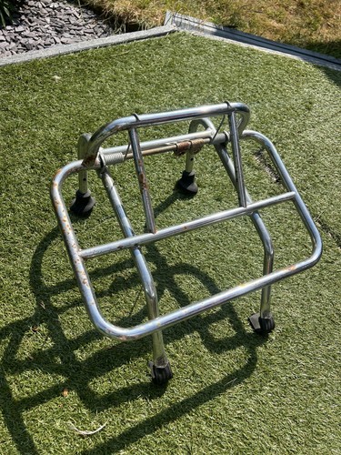 Vintage vespa chrome front - chrome,