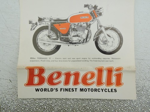 1970s benelli poster 650 - benelli,