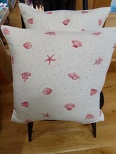 Vanessa Arbuthnott - 18" - PAIR - Seashells  Cushion Covers  ONE SET ONLY AVAIL.