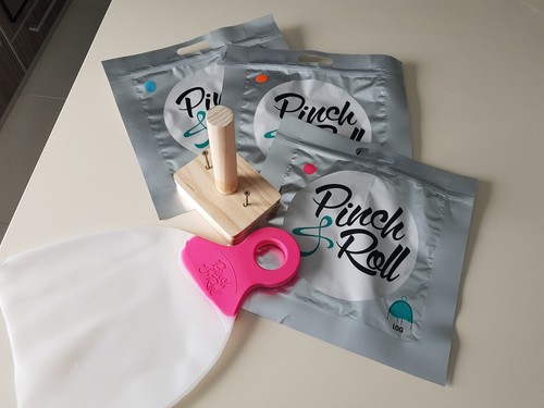 Pinch roll surfboard holder - roll,