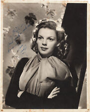JUDY GARLAND Signed Photograph