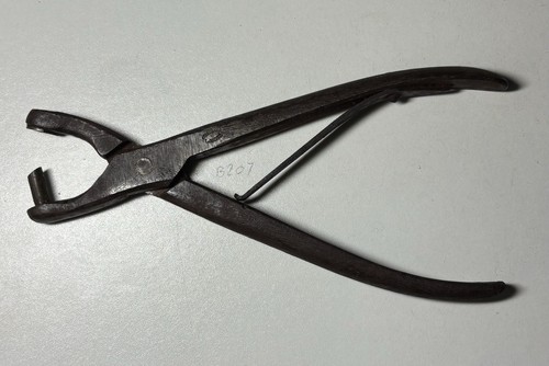 Vintage leather workers punch - leather,