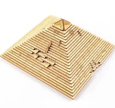 Surprise Gift Quest Pyramid Puzzle Box with Hidden Compartment Brain Teaser Game