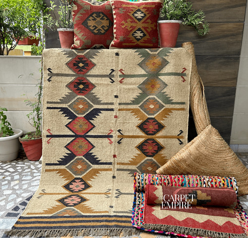 Rug southwestern kilim - rug,