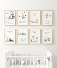 A4 Nursery Print Winnie the