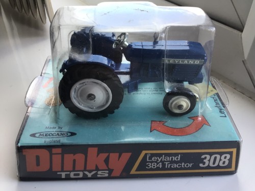 Dinky 308 leyland 384 tractor - dinky,