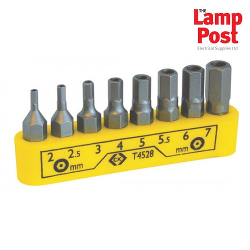 Tools t4528 piece hex - 8,