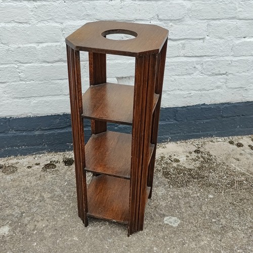 Vintage art deco wooden plant - vintage,