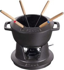Staub Fondue Set with 6 Forks