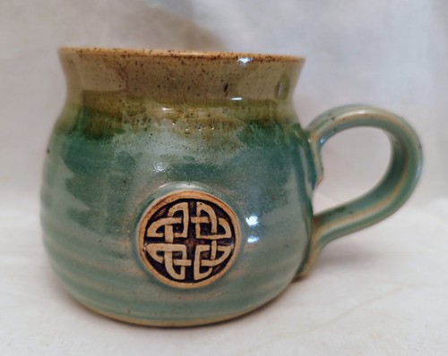 Fangfoss pottery round salt - pottery,