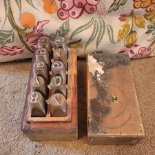 Vintage Sheffield Number Stamp