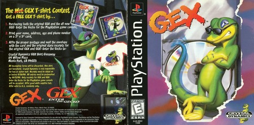 Gex ps1 front back box - front, art