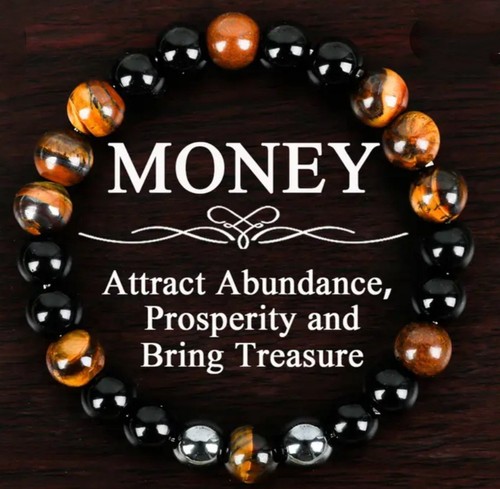 Tiger eye black obsidian - &,