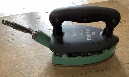 Vintage gas iron - iron, radiation