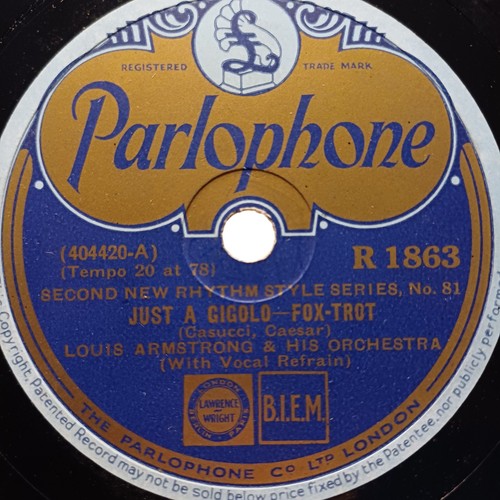 Louis armstrong just - louis, gigolo