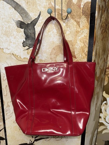 Dkny red patent pvc - dkny,