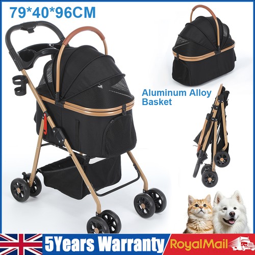 Pet stroller dog - pet, foldable