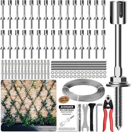 Wire trellis for - wire, climbing