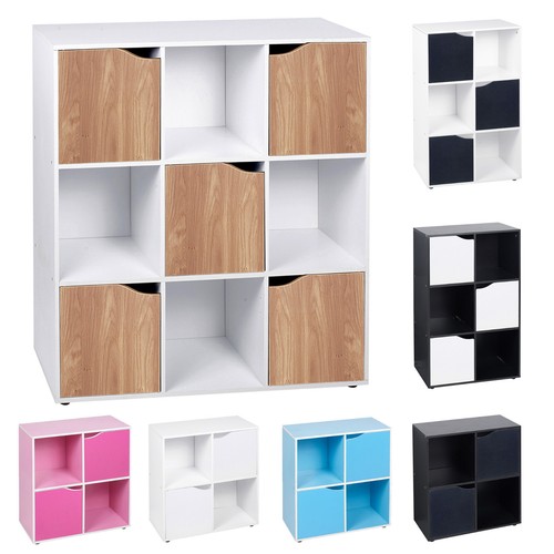 Cube wooden bookcase - 4,