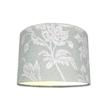 Lampshades in Laura Ashley Lloyd Sage Green Fabric Various Sizes FREE POST