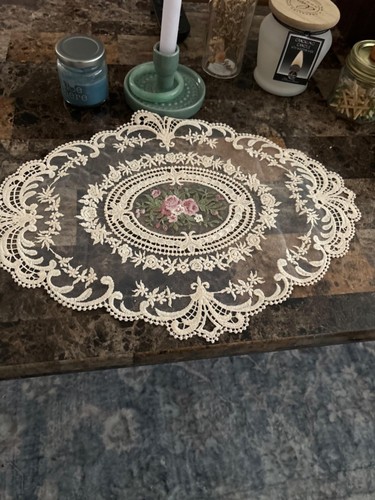2pack retro lace placemats - 2pack,