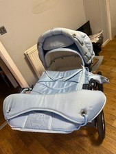 Baby blue pram 1 - baby,