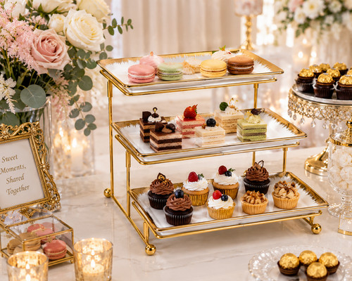 Tier ceramic dessert - ceramic,