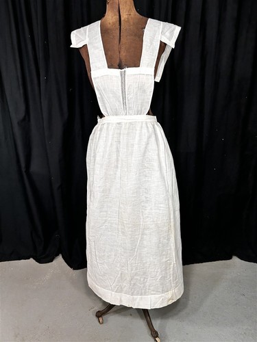 Antique full apron white - full,