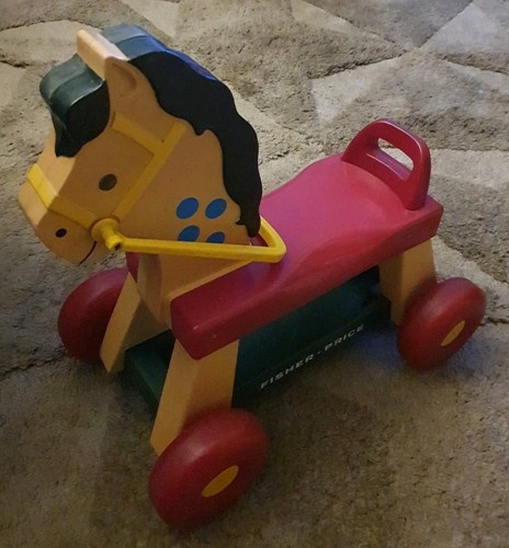 Vintage fisher price ride - fisher-price, ride-on