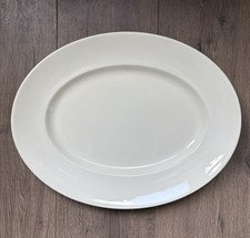 Wood’s Ivory Ware England Large Oval Serving Platter – 41cm Vintage