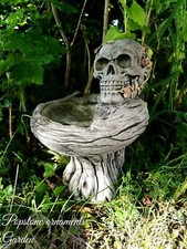 Skull Bird Bath Beautiful