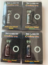 SOLAR TACKLE CARBON COLOUR INDICATOR HEADS {LIMITED EDITION} BLUE/GOLD/RED/GREEN