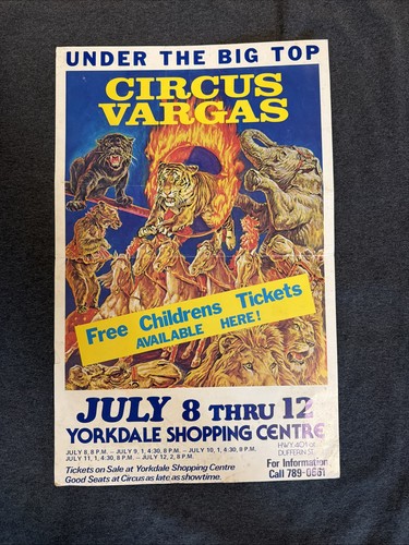 Circus vargas poster - poster, vintage
