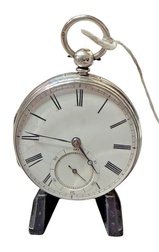 Silver cased open faced - cased, 1861